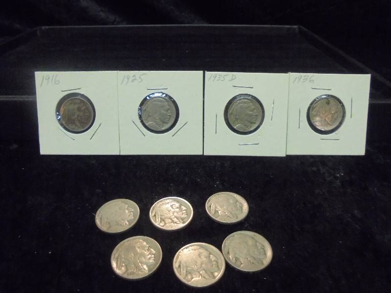 Lot - Misc Buffalo Nickels