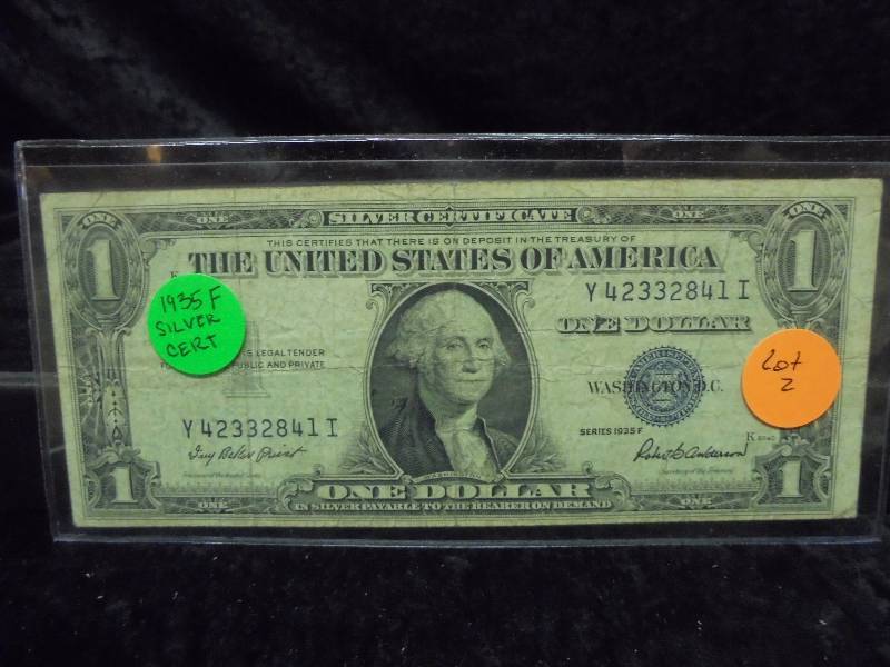 1935F Silver Certificate