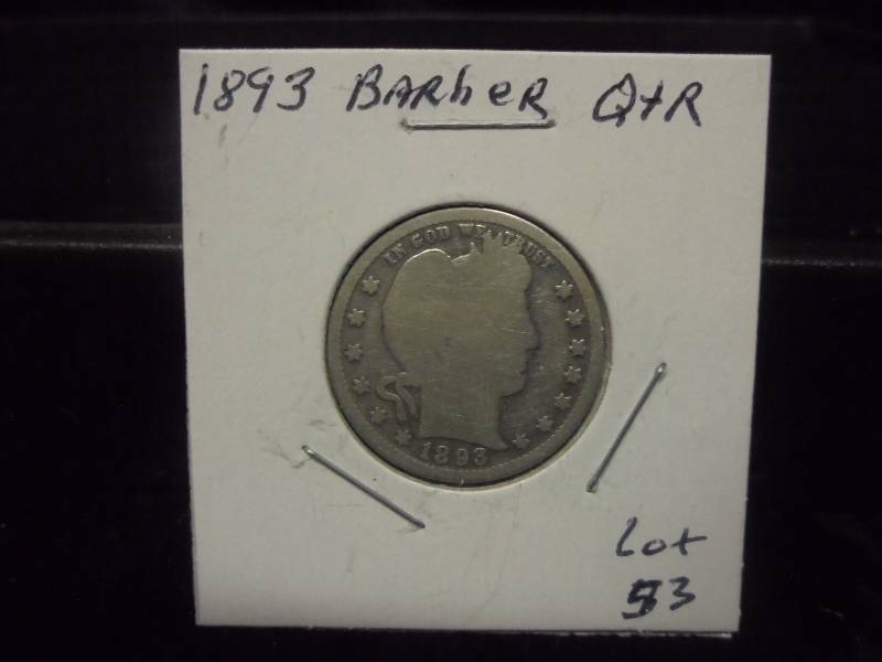 1893 Barber Quarter