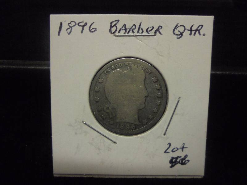 1896 Barber Quarter