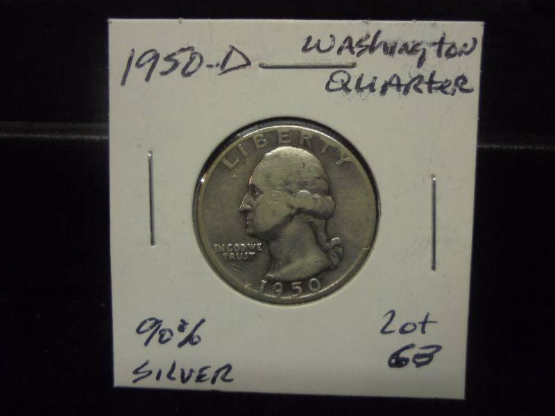 1950D Washington Quarter