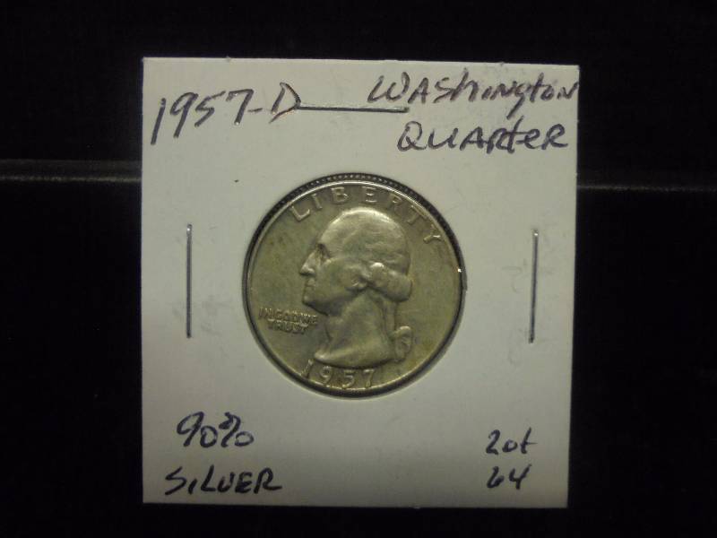 1957D Washington Quarter
