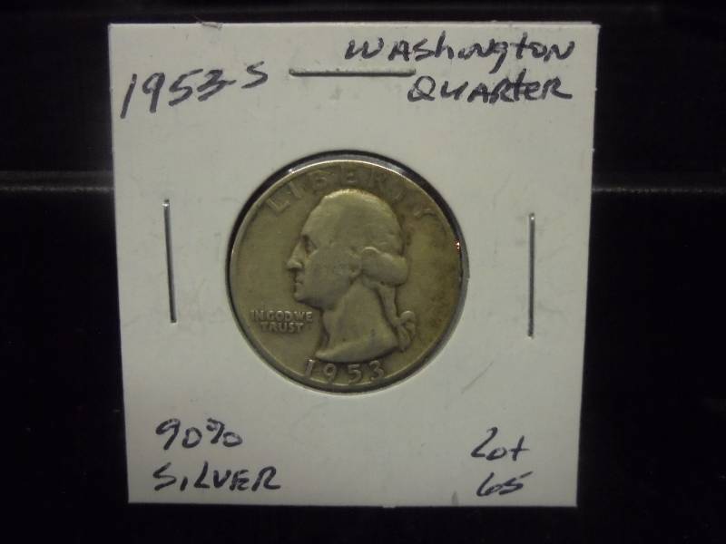 1953S Washington Quarter