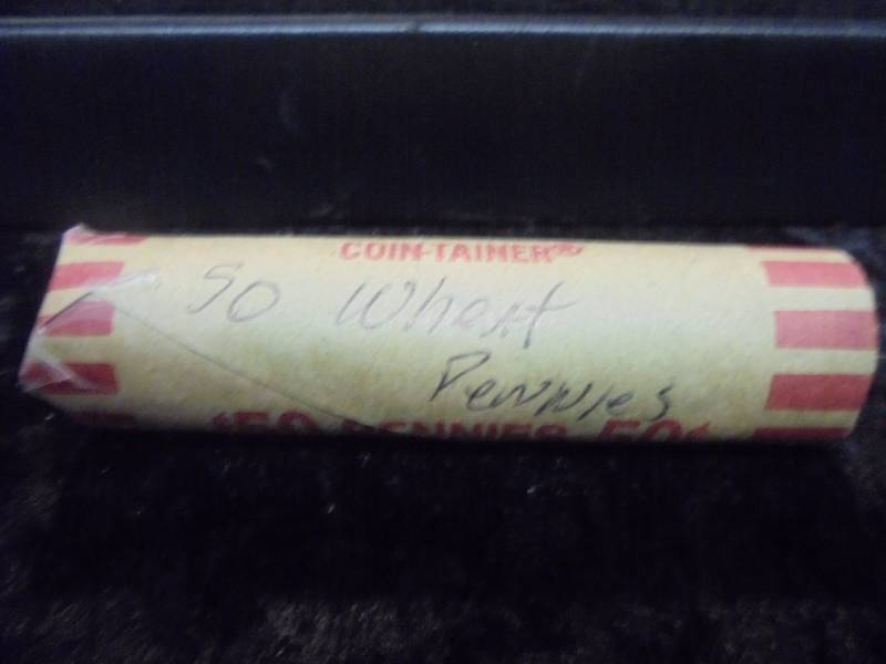 Roll of 50 Lincoln Wheat Pennies