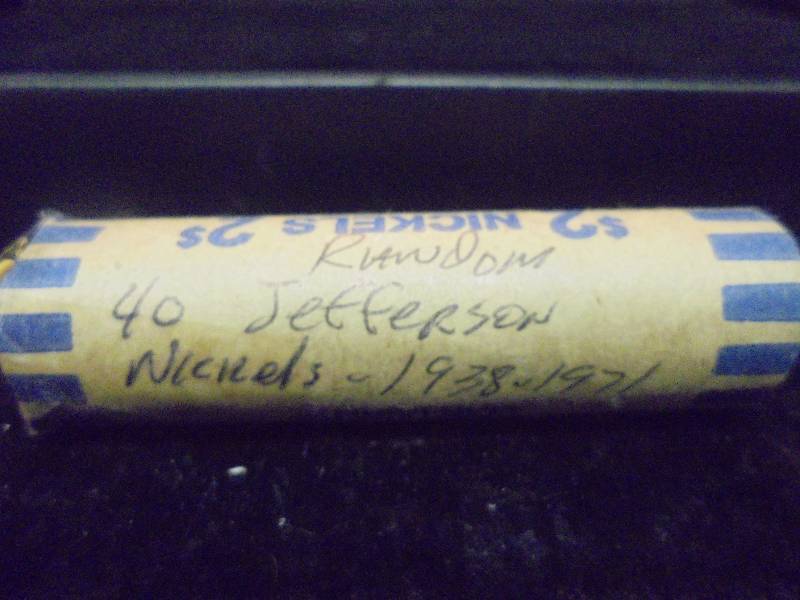 Roll of 40 1938-1971 Jefferson Nickels