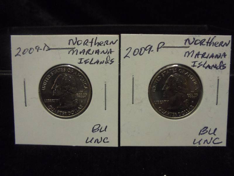 Uncirculated 2009 P&D Northern Marianna Islands State Quarters