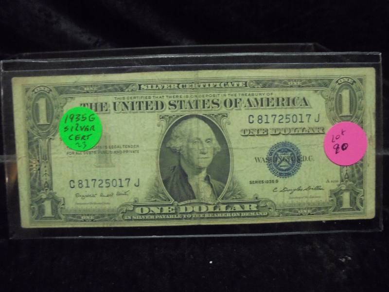 1935G Silver Certificate