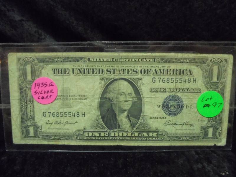 1935E Silver Certificate