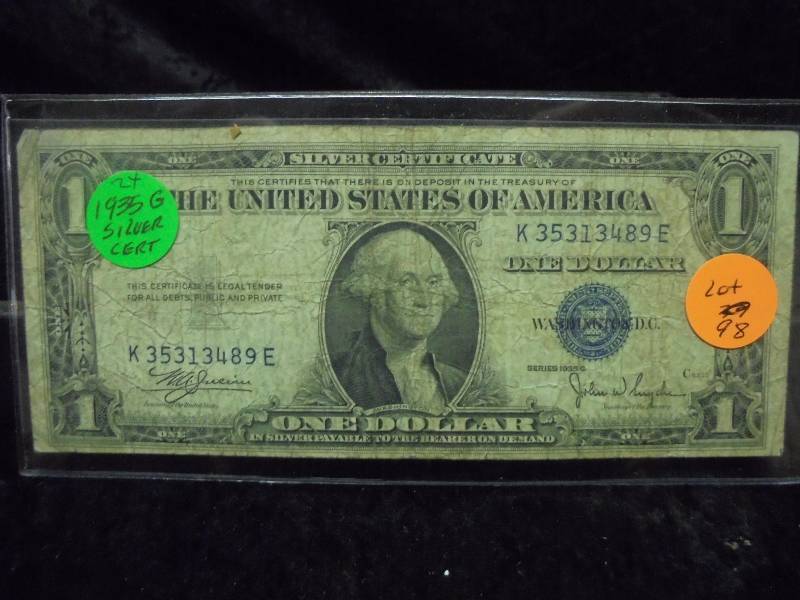 1935G Silver Certificate