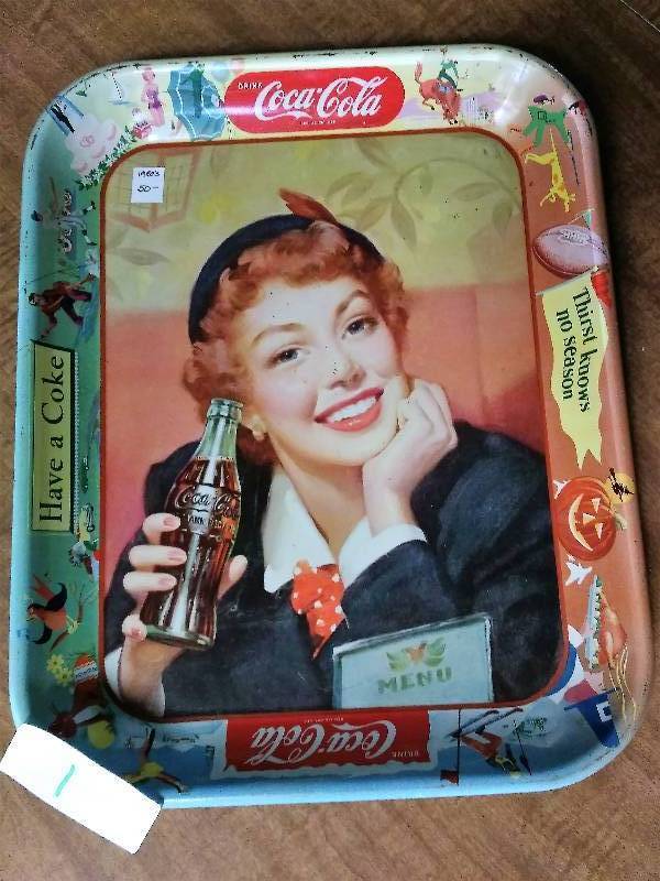 Vintage 1960s Coca Cola Tray
