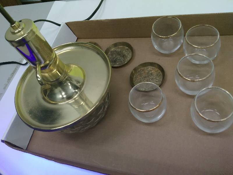 Vintage Glass Drink Dispenser