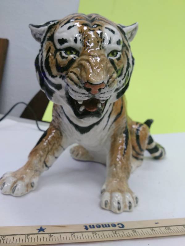 Large Ceramic Tiger