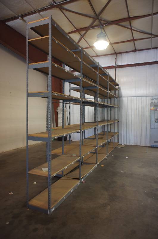 Warehouse Racking - 36 Long, 10 Tal, 48 Wide, 18 Deep - about 55 shelves