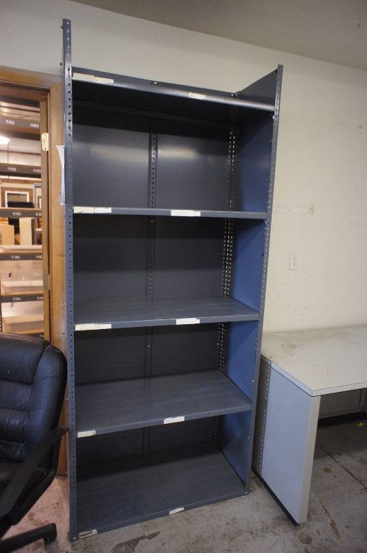 Warehouse Metal Shelving - 3 Sections