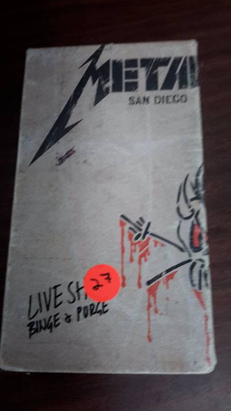 Metallica VHS tape