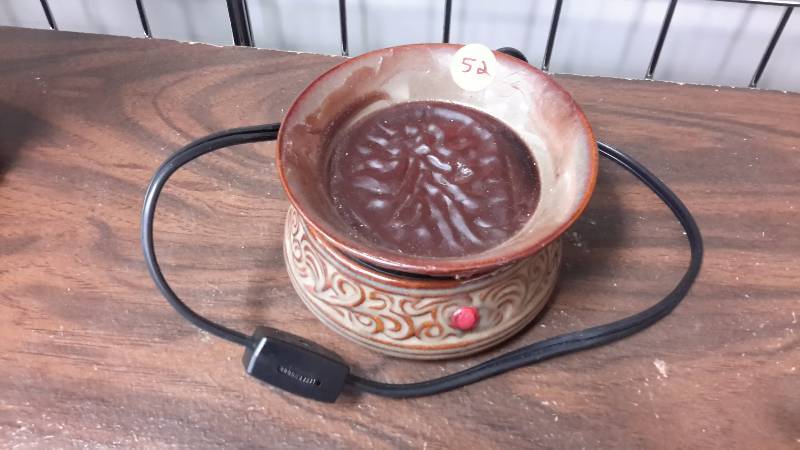 Scented wax warming plate
