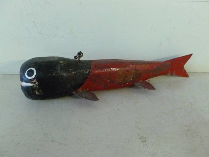 lot 54 image: Rare Vintage Spearing Decoy