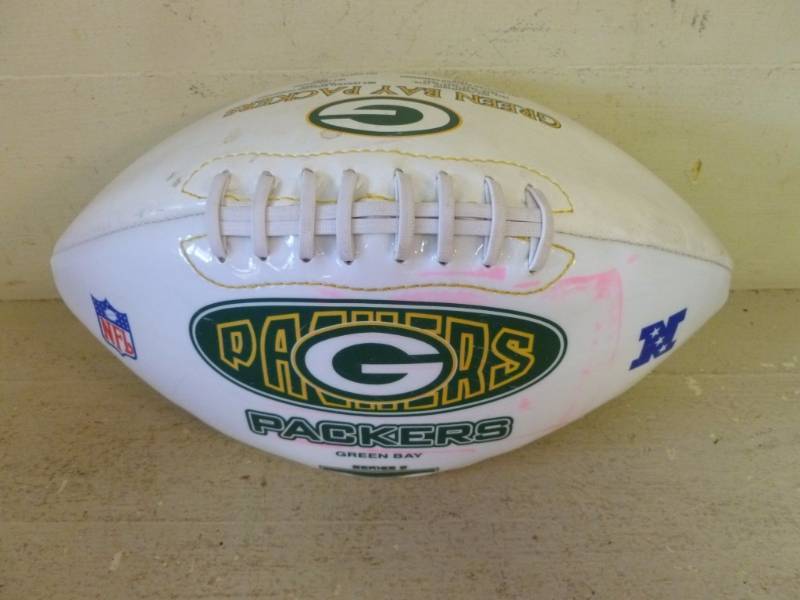lot 201 image: Signed Green Bay Packers Football