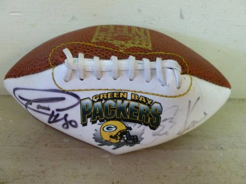 lot 202 image: Autographed Green Bay Football