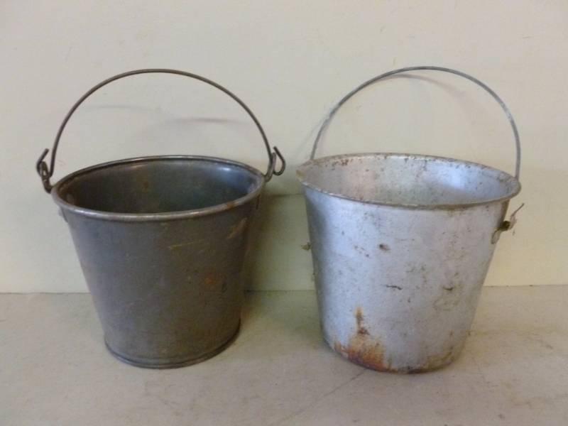 lot 216 image: Vintage Pails