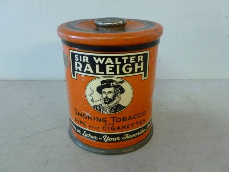 lot 386 image: Vintage Tobacco Can