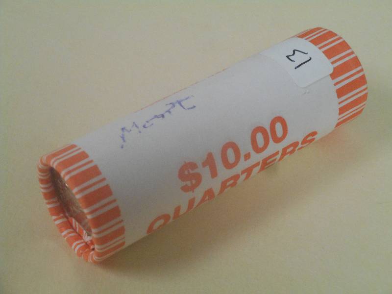 Uncirculated $10 Roll Of U.S. State...