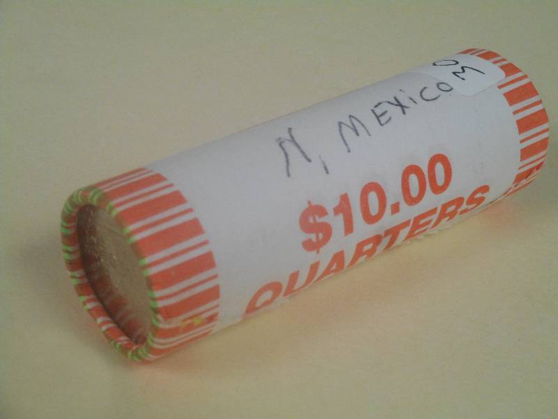Uncirculated $10 Roll Of U.S. State...