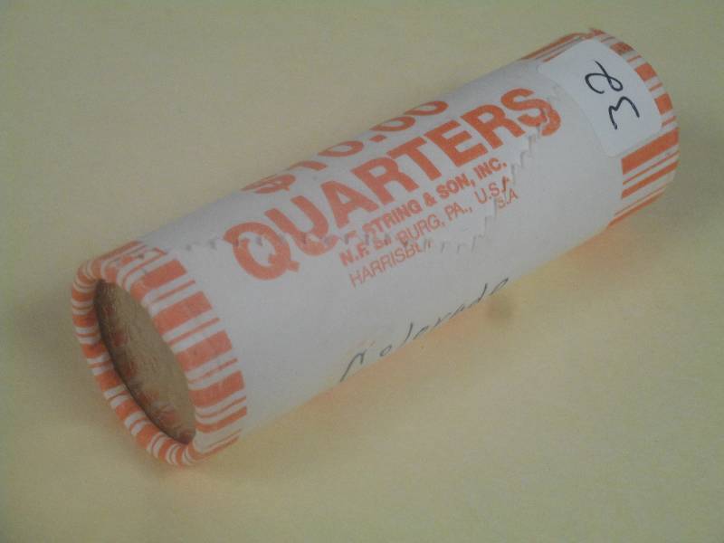 Uncirculated $10 Roll Of U.S. State...
