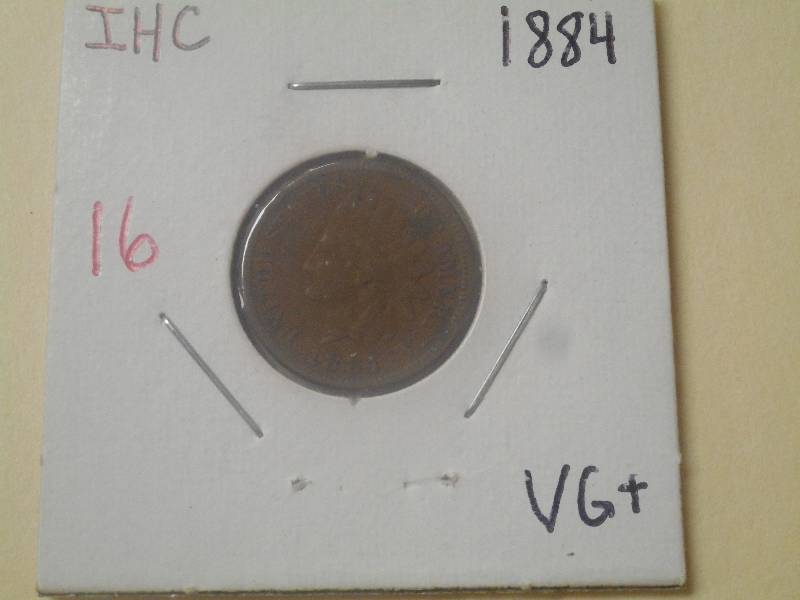 1884 Indian Head Cent VG...