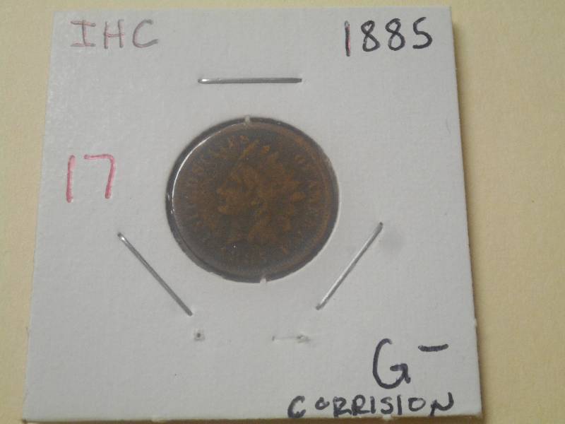 1885 Indian Head Cent G- (corrision...