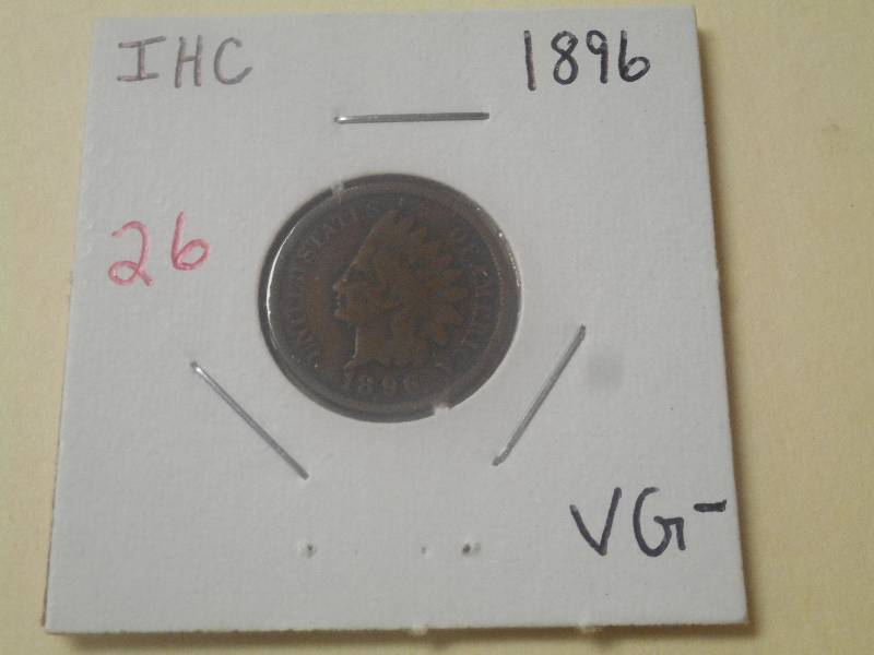 1896 Indian Head Cent VG-...