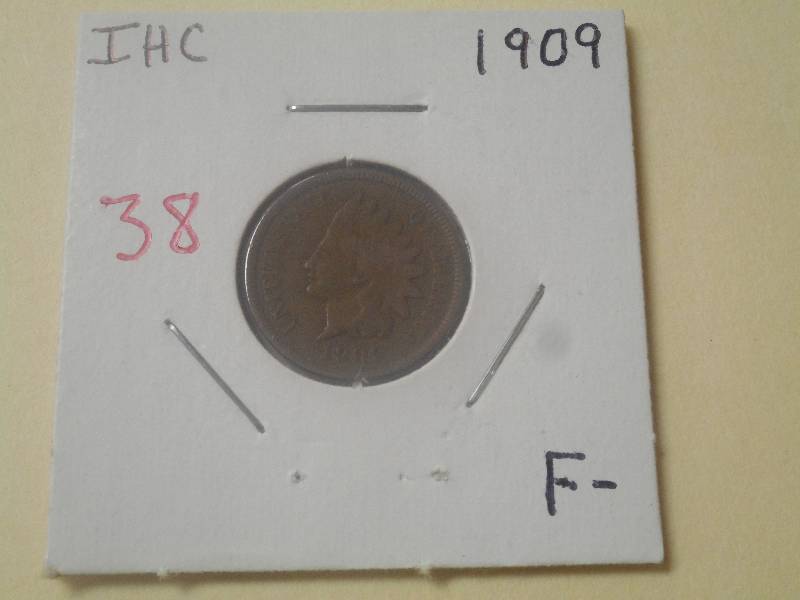 1909 Indian Head Cent F-...