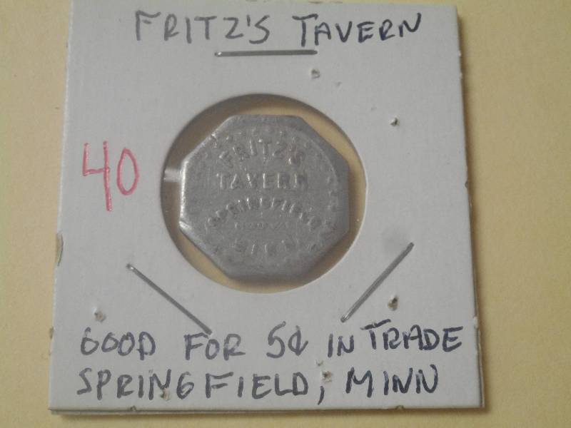 Trade Token Fritzs Tavern Springfi...