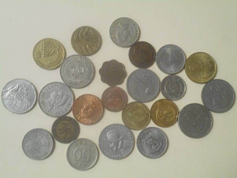 23 misc. world coins from 15 differ...