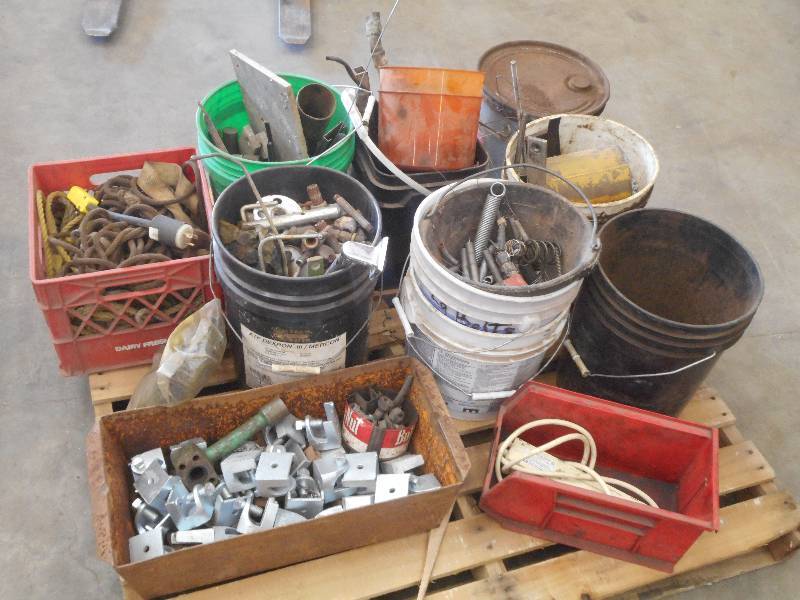 lot 52 image: Pallet Lot Of Assorted Rope, Pipe ...