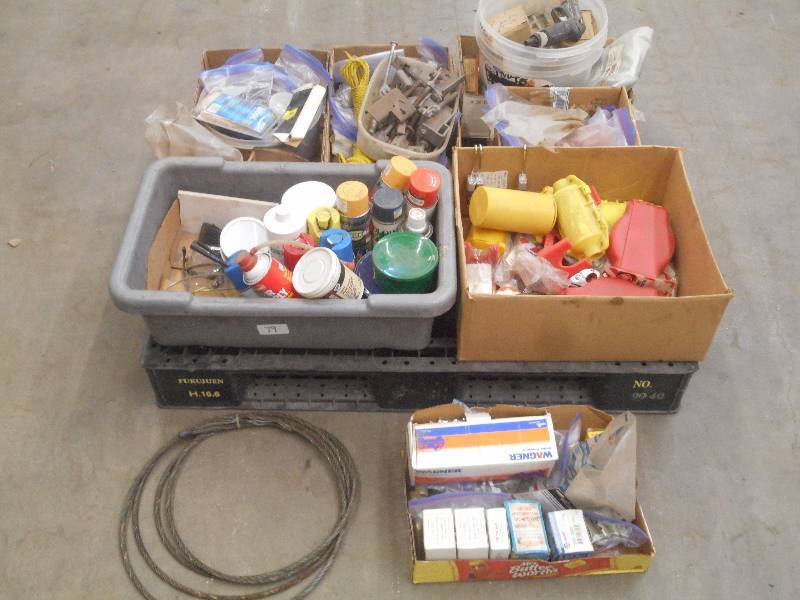 lot 79 image: Pallet Lot Of Assorted Steel Cable...