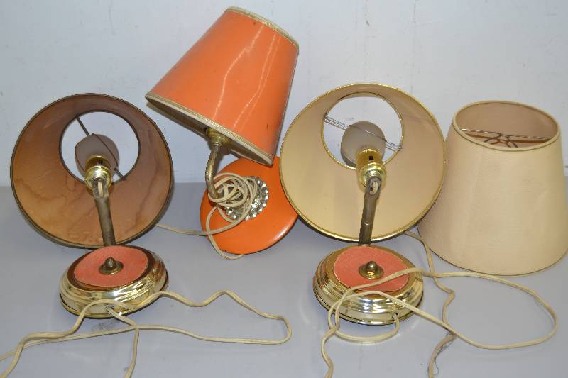 Vintage Lamps with Shades