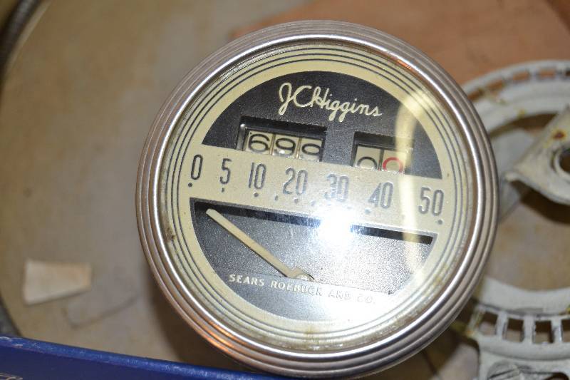 JC Higgins bike speedometer