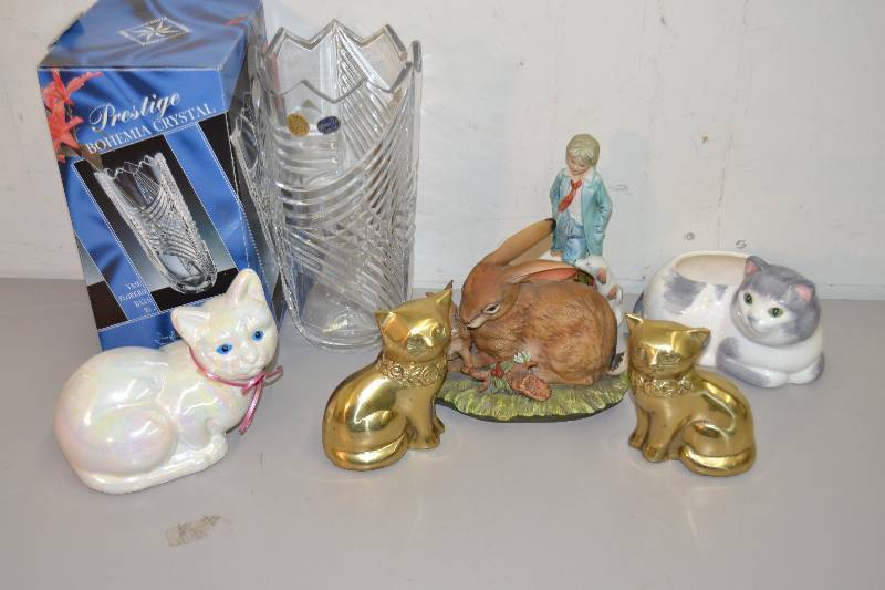 Bohemian Crystal  Figurines