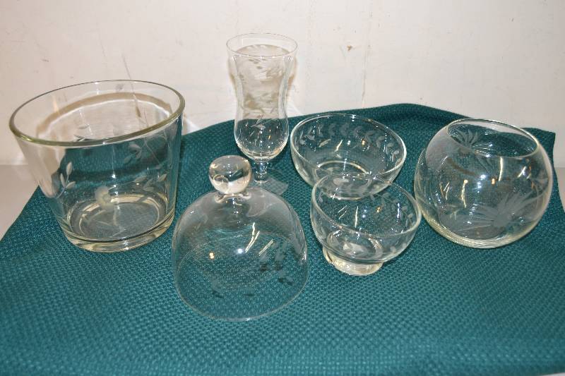 Etched Glassware