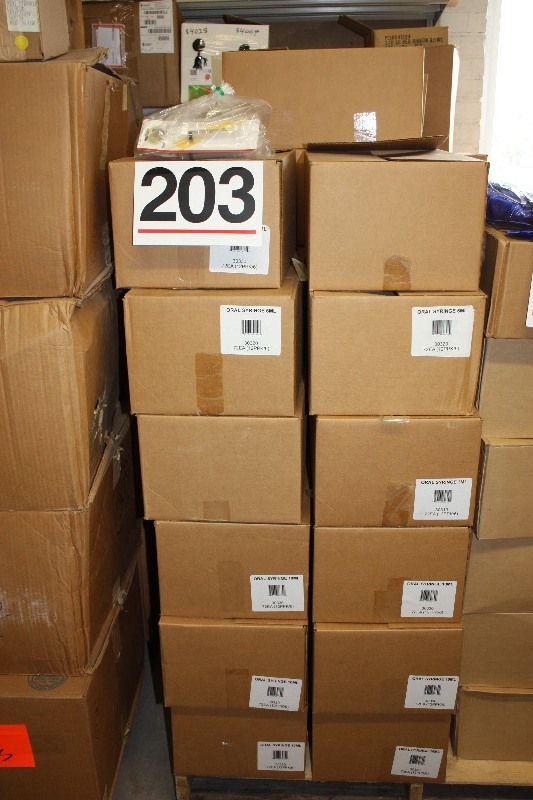 1656 packs Plastic Syringes  - retail carded in colorful Blister Packs