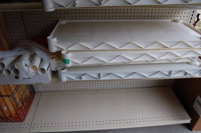 Plastic Storage Shelves