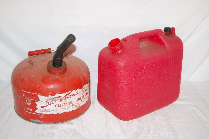 Metal  Plastic Gas Cans