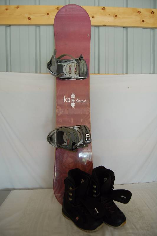 Snowboard and Boots