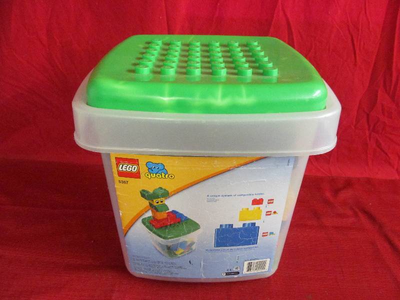 lot 22 image: Legos and wooden blocks