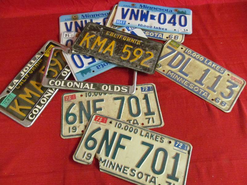 lot 118 image: License Plates