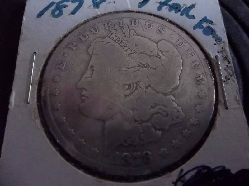 1878 Morgan Silver Dollar With 7 Tail Feathers