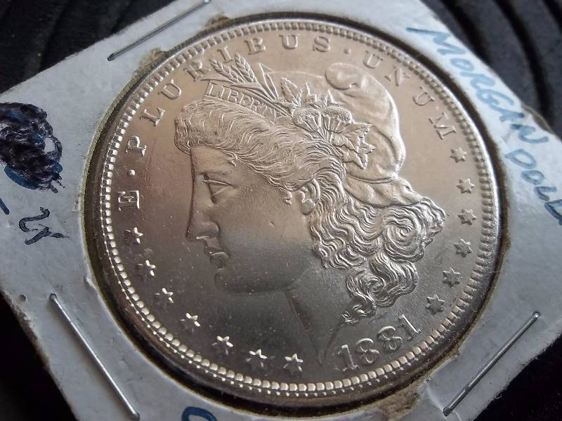 1881 S Morgan Silver Dollar BU
