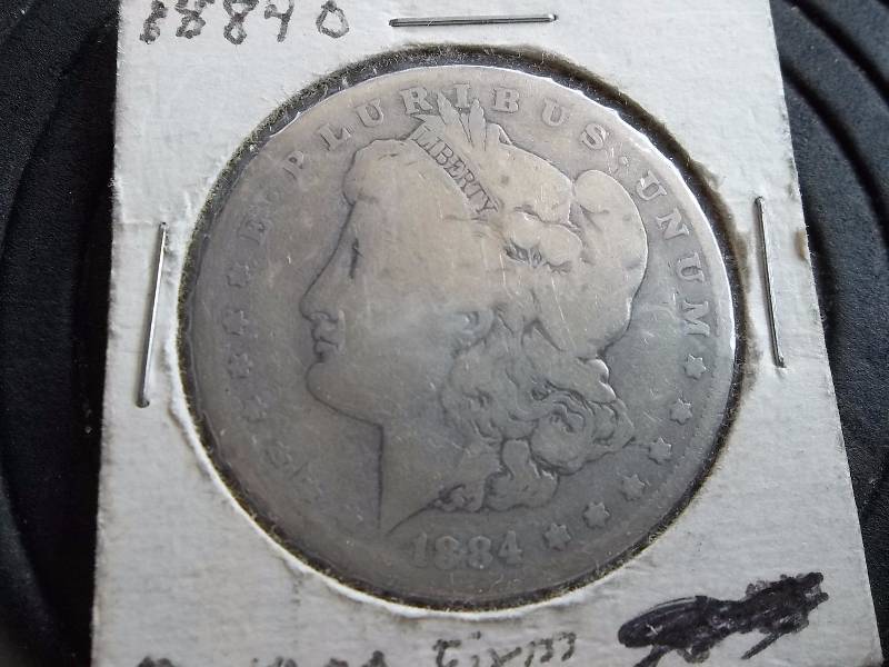 1884 O Morgan Silver Dollar