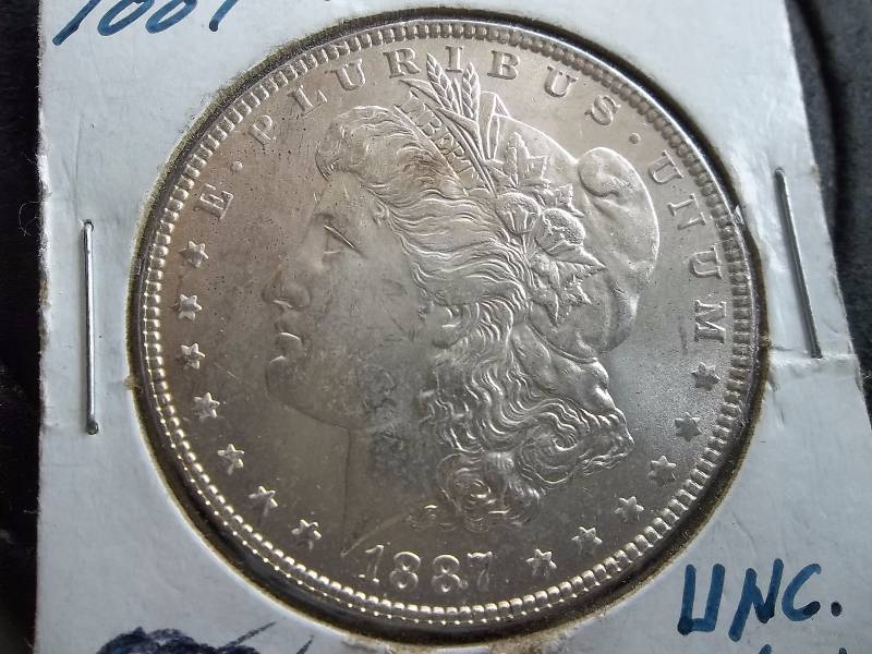 1887 Morgan Silver Dollar MS-60